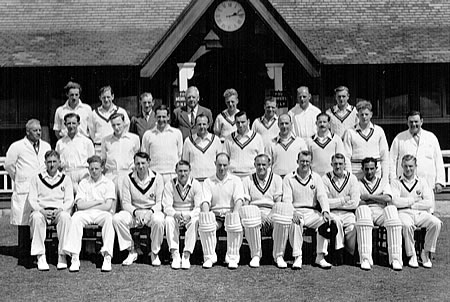 Scotland against Worcestershire, 30th June-2 July 1951, Team photograph