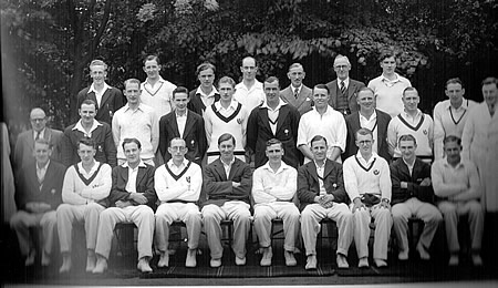 Scotland against Yorkshire, 12th, 13th, 14th July 1950, Team photograph
