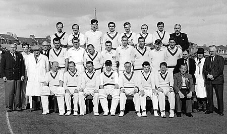 Scotland against Australians, 14th, 15th September 1956, Team photograph