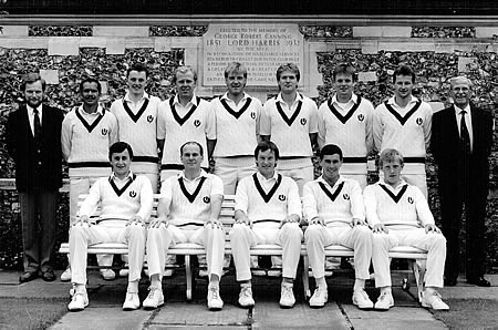 Marylebone Cricket Club against Scotland, 14th, 15th July 1988, Team photograph
