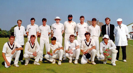 Scotland against England Amateur XI, 19th july 1990, Team photograph