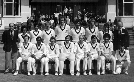 Worcestershire against Scotland XI, 26th and 27th April 1980, Team photograph