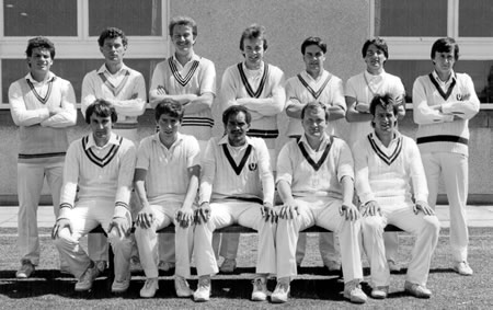 Scotland B against Durham University, 25th, 26th, 27th June 1984, Scotland B Team photograph