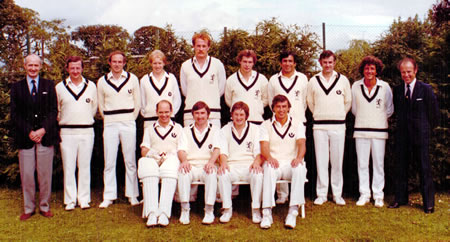 Scotland against West Indians, 17th, 18th July 1980 and 18th July 1980 (50-over), Scotland Team photograph