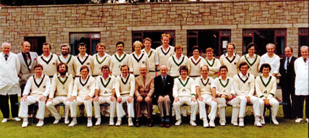 Scotland against Ireland, 16th, 17th, 18th August 1980, Scotland and Ireland Team photograph