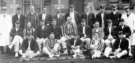 Scotland against Australians, 28th, 29th June 1909, Scotland and Australians Team photograph