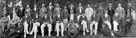 Scotland against Australians, 12th, 13th and 14th, 15th July 1921, Scotland and Australians Team photograph