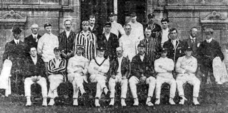 Ireland against Scotland, 21st, 22nd, 23rd July 1910, Scotland and Ireland Team photograph
