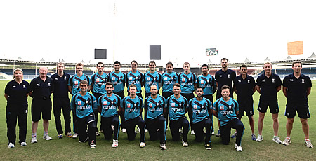 Scotland in United Arab Emirates 2012/13, Team photograph