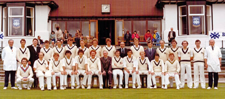 Scotland against Yorkshire, 23rd, 24th, 25th August 1979, Scotland and Yorkshire Team photograph